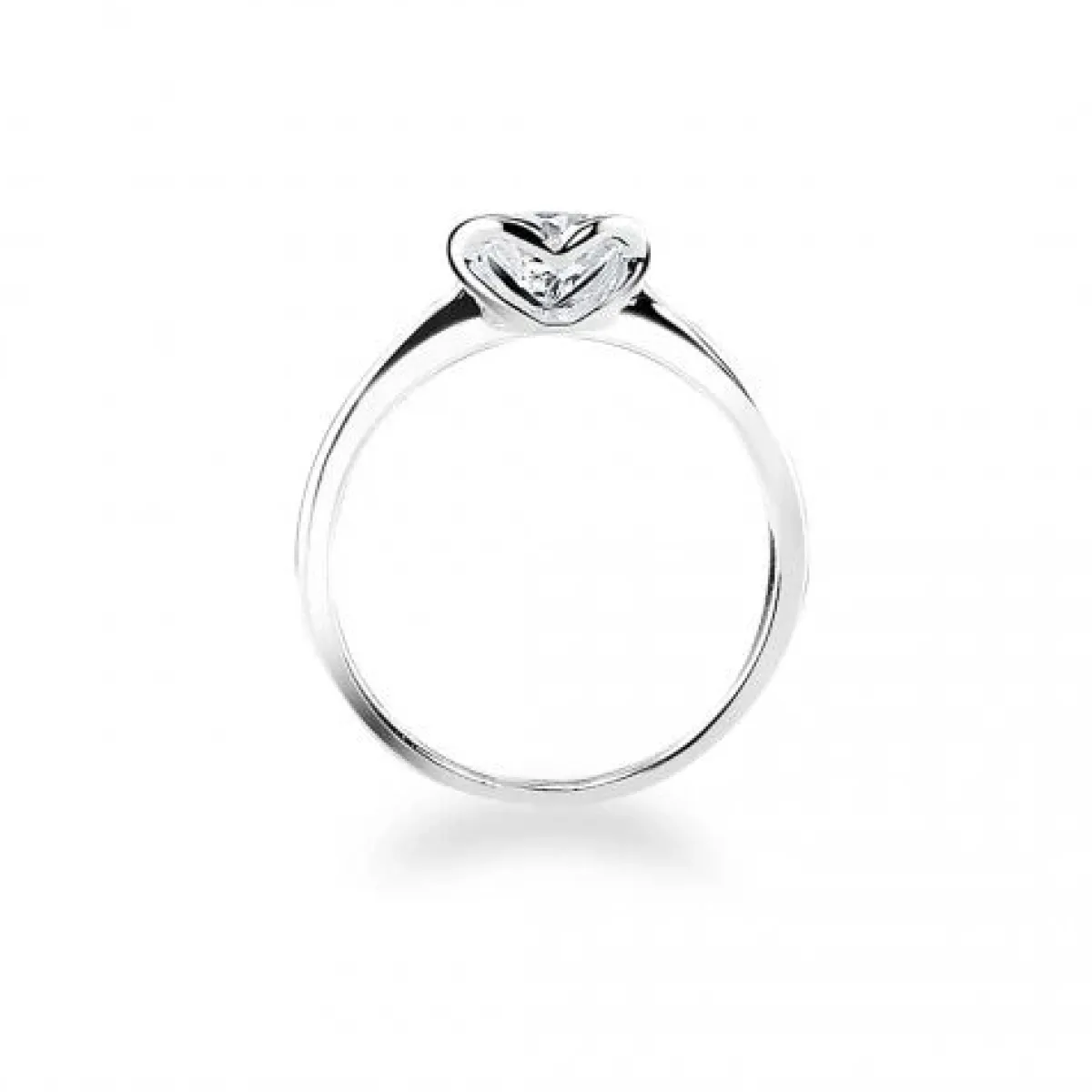 Schmuckladen Ring "Diamond Heart" - 925 Sterlingsilber^ Schmuck
