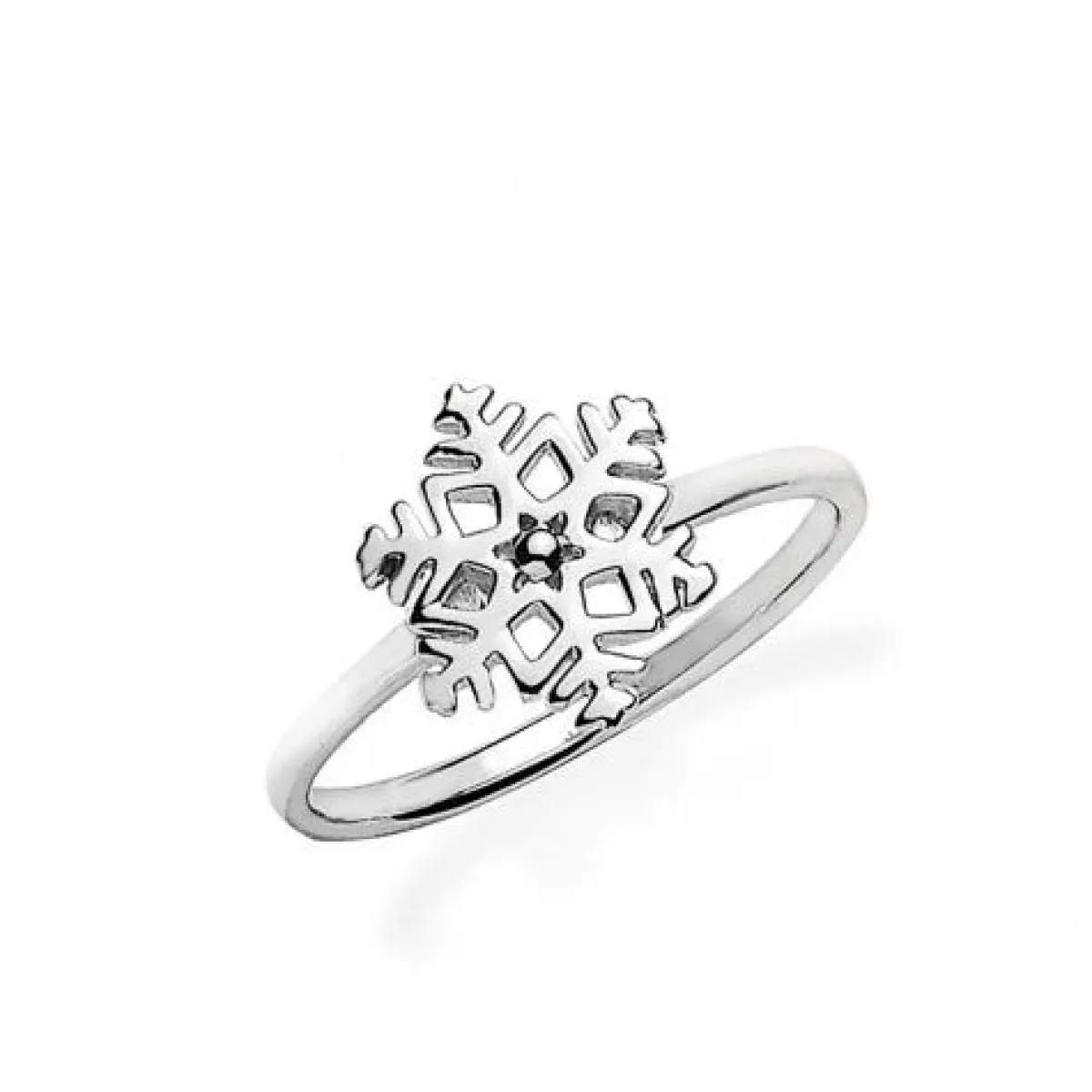 Schmuckladen Ring Schneeflocke - 925 Sterlingsilber^ Vergoldete Ringe|Schmuck