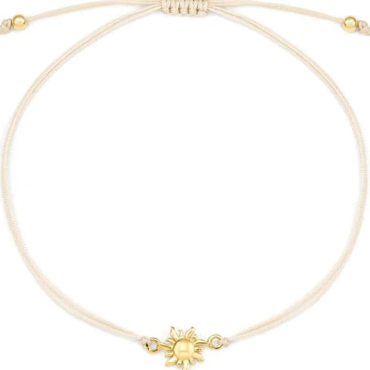 Schmuckladen Sonnen-Armband Sunny - 925 Sterlingsilber^ Muttertag|Stoffarmbänder