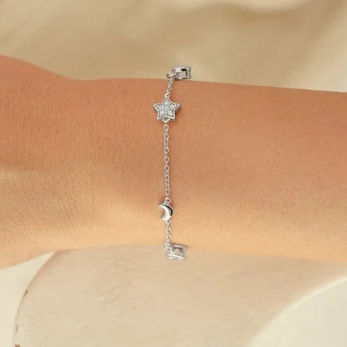 Schmuckladen Sternenhimmel Armband - 925 Sterlingsilber^ Schmuck