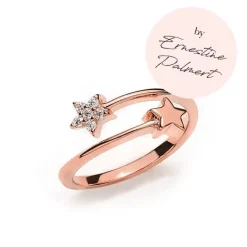 Schmuckladen Stern-Ring by Ernestine Palmert - 925 Sterlingsilber^ Vergoldete Ringe|Silberringe