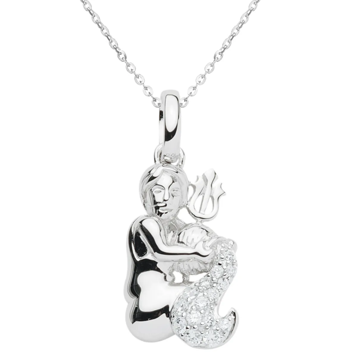Schmuckladen Sternzeichen-Kette Symbol | 925 Sterlingsilber mit Zirkonia^ Sternzeichen-ketten|Schmuck