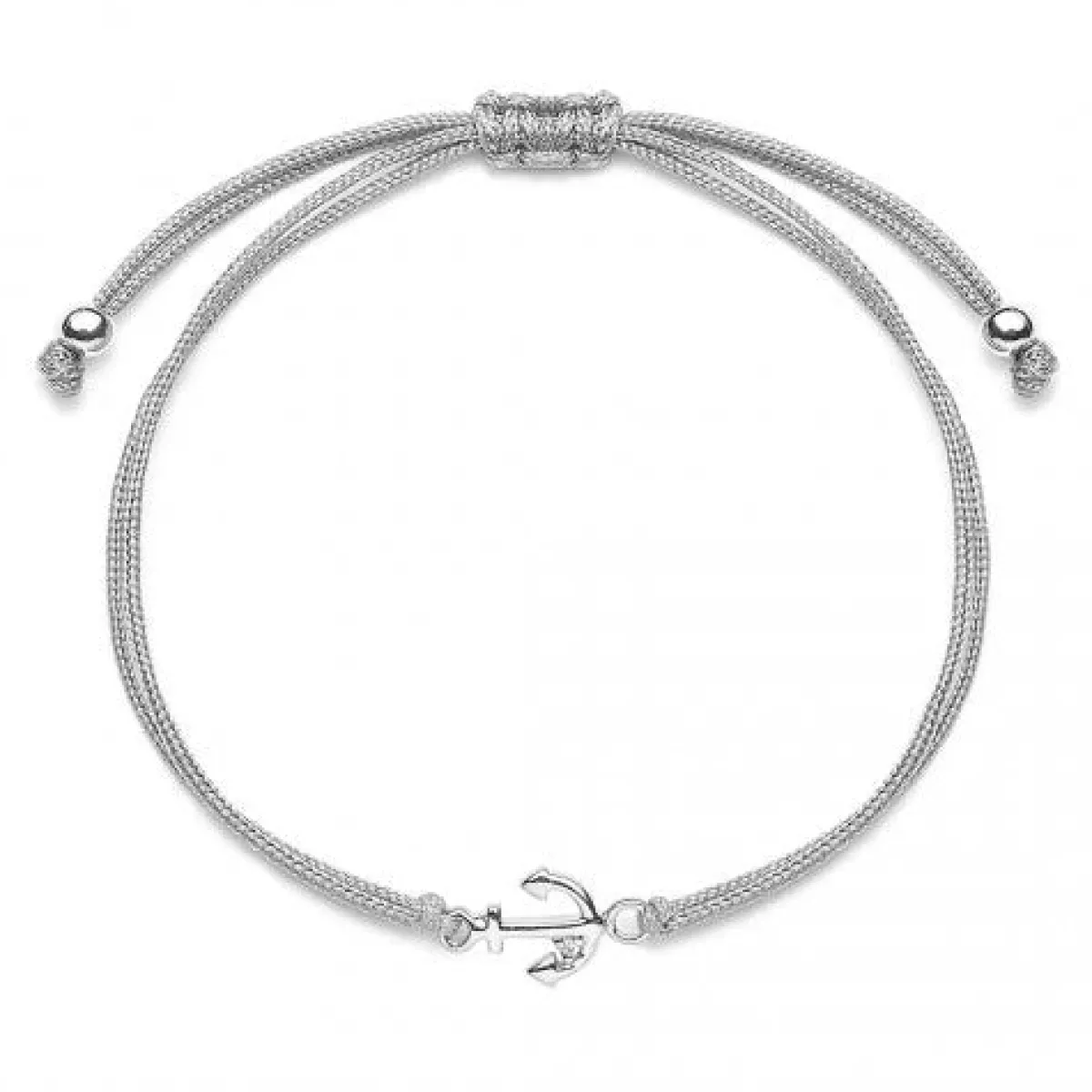 Schmuckladen Stoffarmband Anker - 925 Sterlingsilber^ Valentinstag|Stoffarmbänder