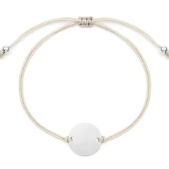 Schmuckladen Stoffarmband Dream mit Gravur^ Edelstahl Armbänder|Stoffarmbänder