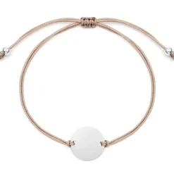 Schmuckladen Stoffarmband Dream mit Gravur^ Edelstahl Armbänder|Stoffarmbänder