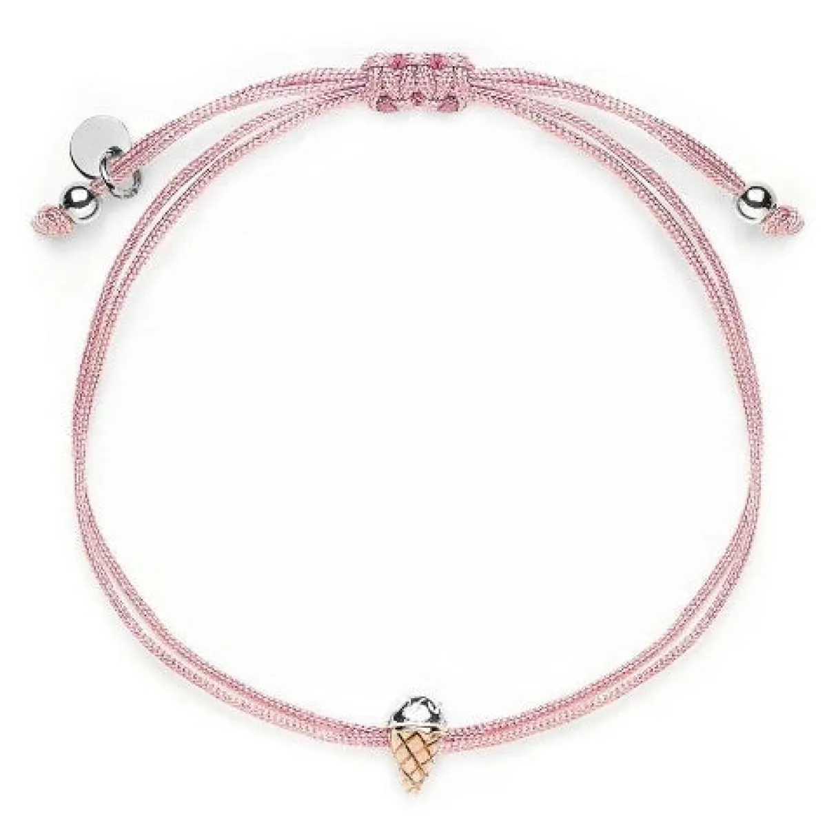 Schmuckladen Stoffarmband Eis Kugel -^ Stoffarmbänder|Schmuck