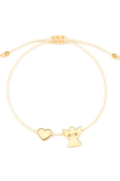 Schmuckladen Stoffarmband Engel und Herz^ Weihnachten|Schmuck