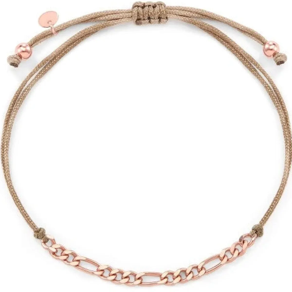 Schmuckladen Stoffarmband Figaro - 925 Sterlingsilber^ Stoffarmbänder|Schmuck