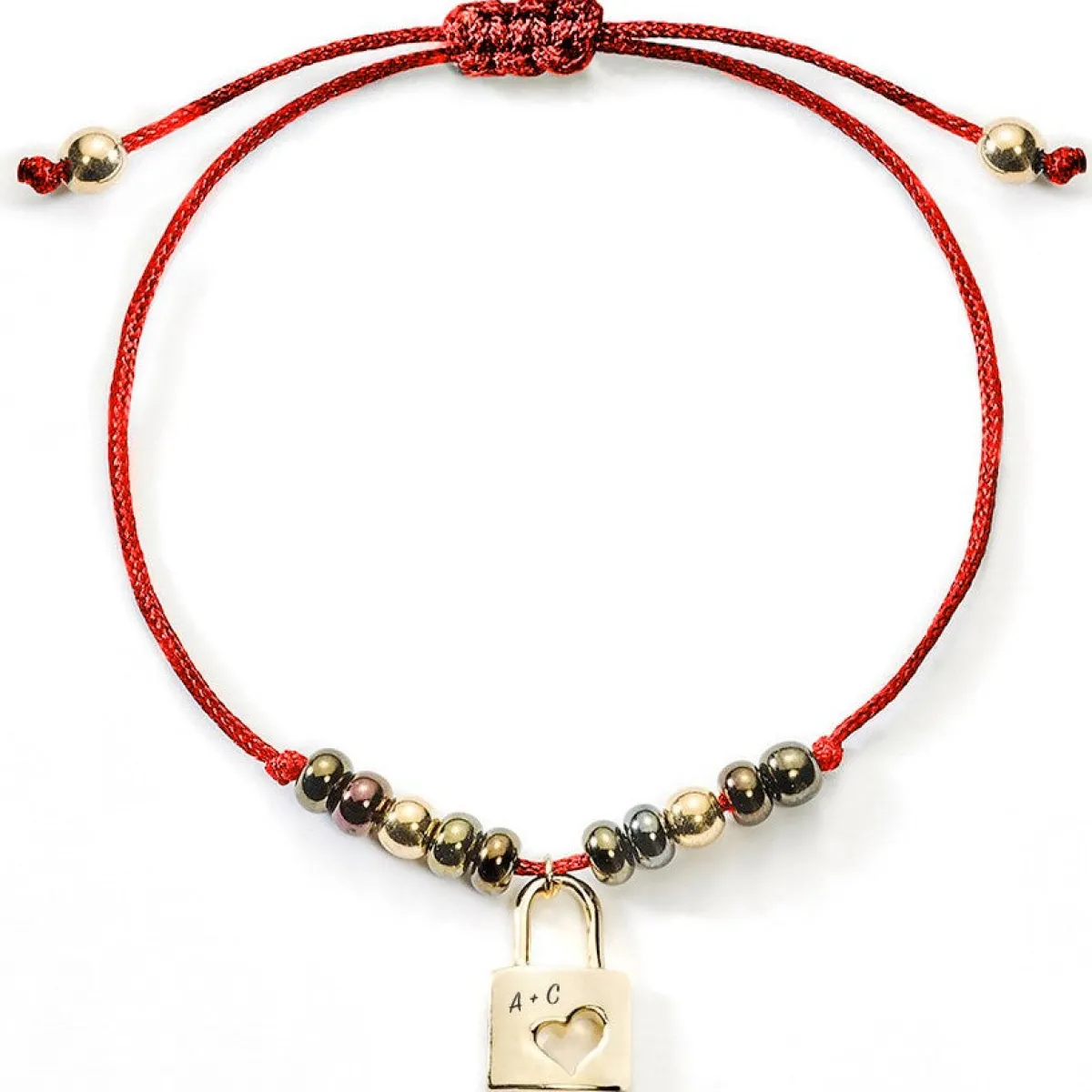Schmuckladen Stoff-Armband Liebesschloss mit Gravur | silber oder^ Edelstahl Armbänder|Stoffarmbänder
