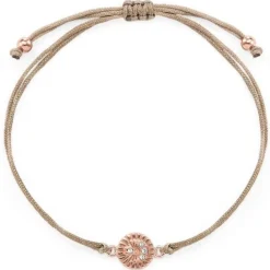 Schmuckladen Stoffarmband Night Sky mit Zirkonia - 925 Sterlingsilber^ Stoffarmbänder|Schmuck