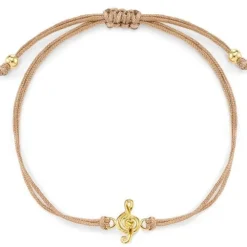Schmuckladen Stoffarmband Notenschlüssel - 925 Sterlingsilber^ Stoffarmbänder|Schmuck