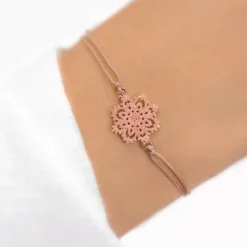 Schmuckladen Stoffarmband Ornament Charm Blume^ Stoffarmbänder|Schmuck