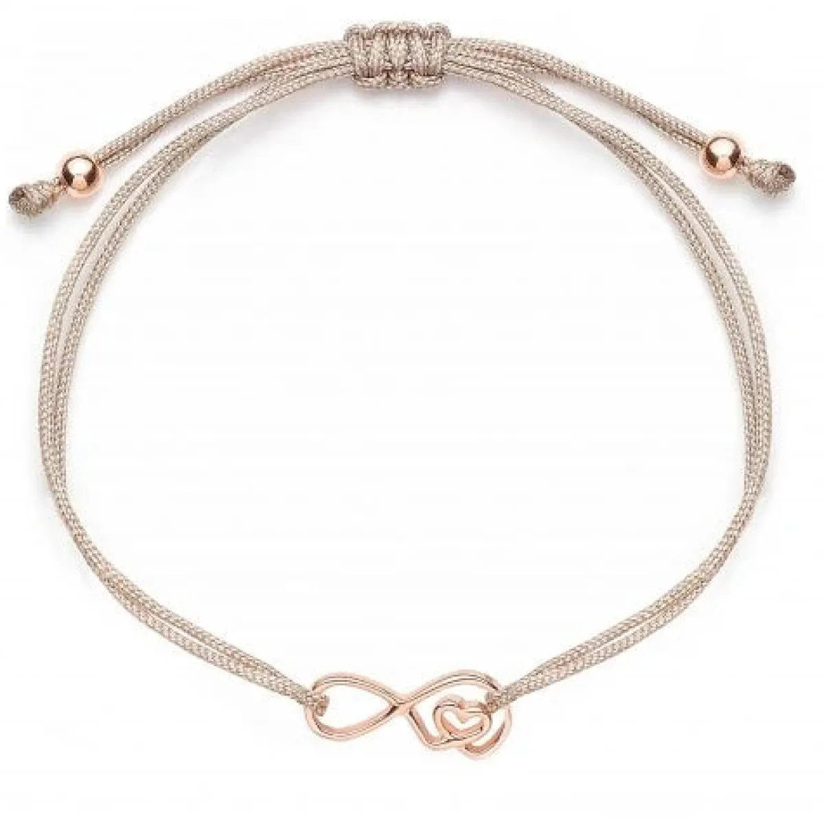 Schmuckladen Stoffarmband "für immer Liebe" - 925 Sterlingsilber^ Muttertag|Valentinstag
