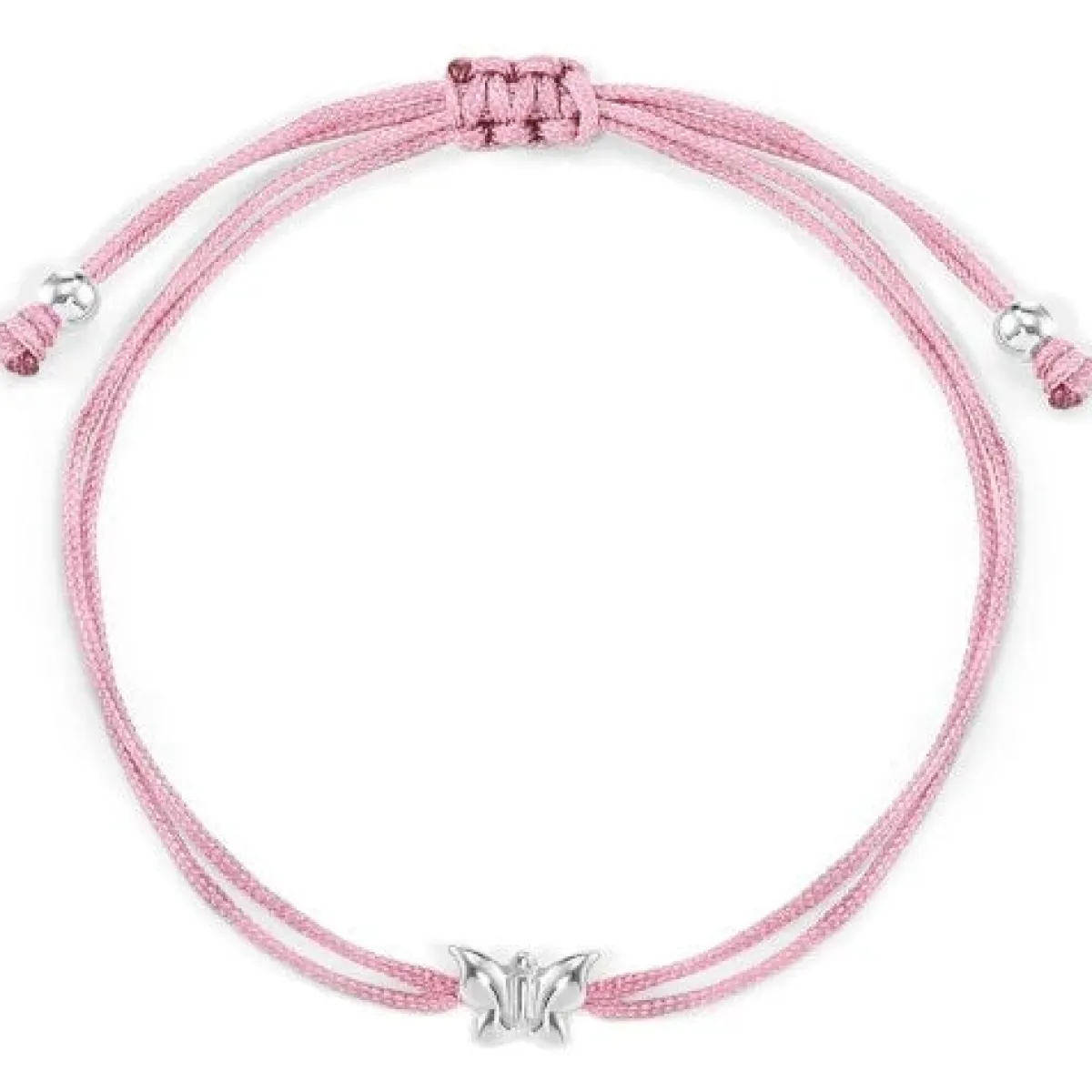 Schmuckladen Stoffarmband Schmetterling - 925 Sterlingsilber^ Stoffarmbänder|Schmuck