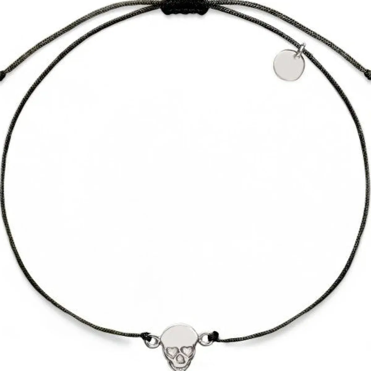 Schmuckladen Totenkopf-Armband "Skull" | individualisierbar^ Stoffarmbänder|Schmuck