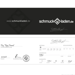 Schmuckladen Verlobungsring "Flying Diamond" | 925 Sterlingsilber^ Verlobungsringe|Verlobung