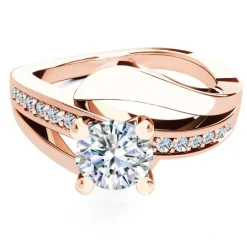 Schmuckladen Verlobungsring "Infinity Elegance" | 925 Sterlingsilber Rosegold vergo^ Goldringe|Verlobungsringe