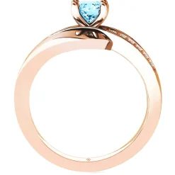 Schmuckladen Verlobungsring "Infinity Elegance" | 925 Sterlingsilber Rosegold vergo^ Goldringe|Verlobungsringe