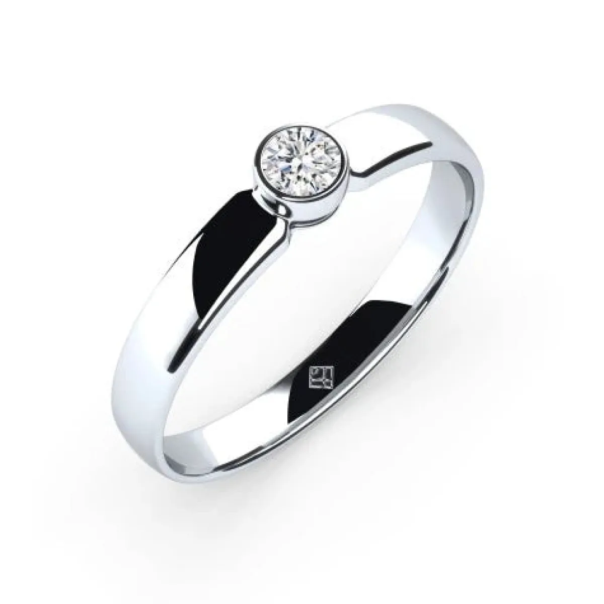 Schmuckladen Verlobungsring "Simple Diamond"^ Valentinstag|Verlobungsringe
