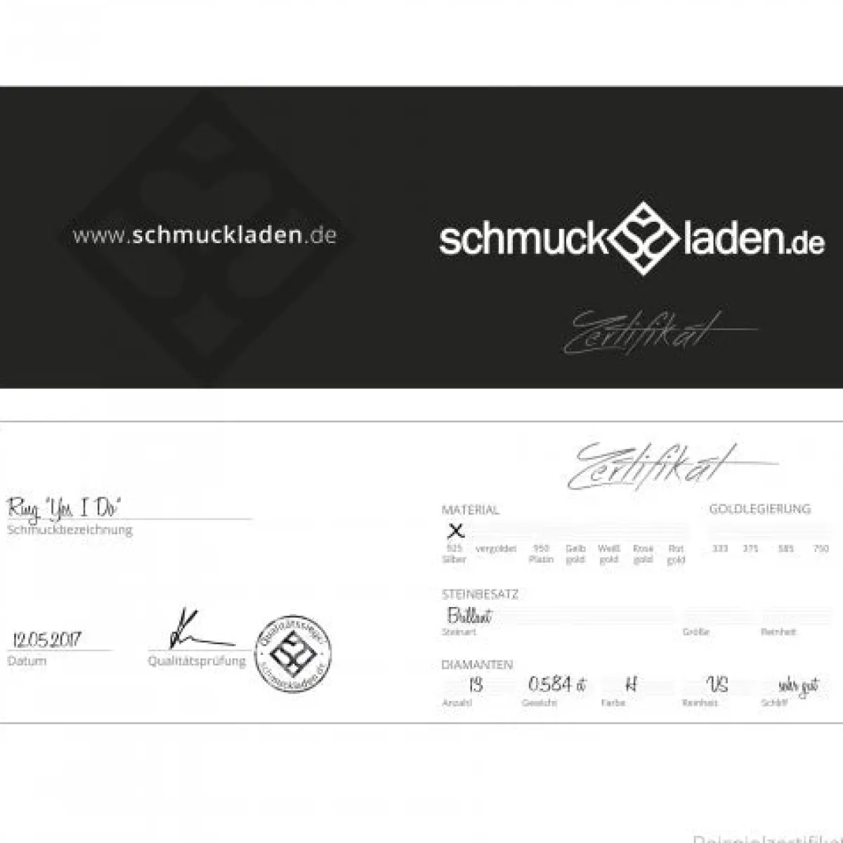 Schmuckladen Verlobungsring "Yes, I Do" | Gelbgold 585^ Verlobungsringe|Verlobung