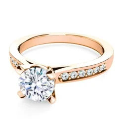 Schmuckladen Verlobungsring "Yes, I Do" | Rosegold 585^ Verlobungsringe|Verlobung