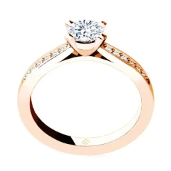 Schmuckladen Verlobungsring "Yes, I Do" | Rosegold 585^ Verlobungsringe|Verlobung