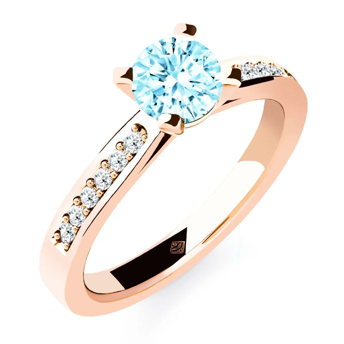 Schmuckladen Verlobungsring "Yes, I Do" | Rosegold 585^ Verlobungsringe|Verlobung